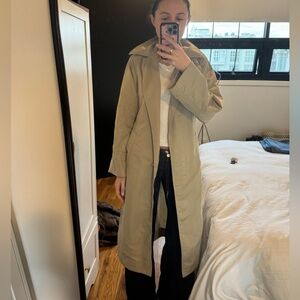 Vince Classic Tan Trench Coat